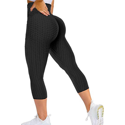 Print Women Capri Yoga Pants Sexy Sport leggings Scrunch Butt Gym Workout -OS00746-Veeddydropshipping
