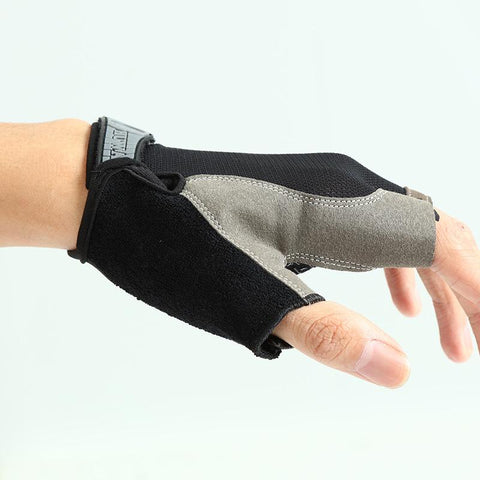 Half Finger Gloves Gym Fitness Anti-Slip Women Men Gel Pad Gloves Gym -OS01040-Veeddydropshipping