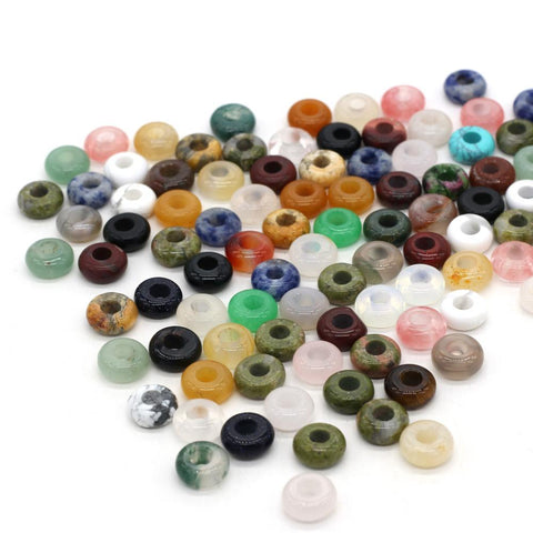 10pcs Natural Stone Loose Beads for Jewelry Making DIY Necklace Bracelet -JW01475-Veeddydropshipping