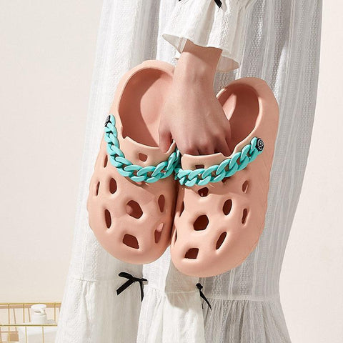 Platform Shoes Soft EVA Lovers Home Outdoor Slides-BS01147-Veeddydropshipping