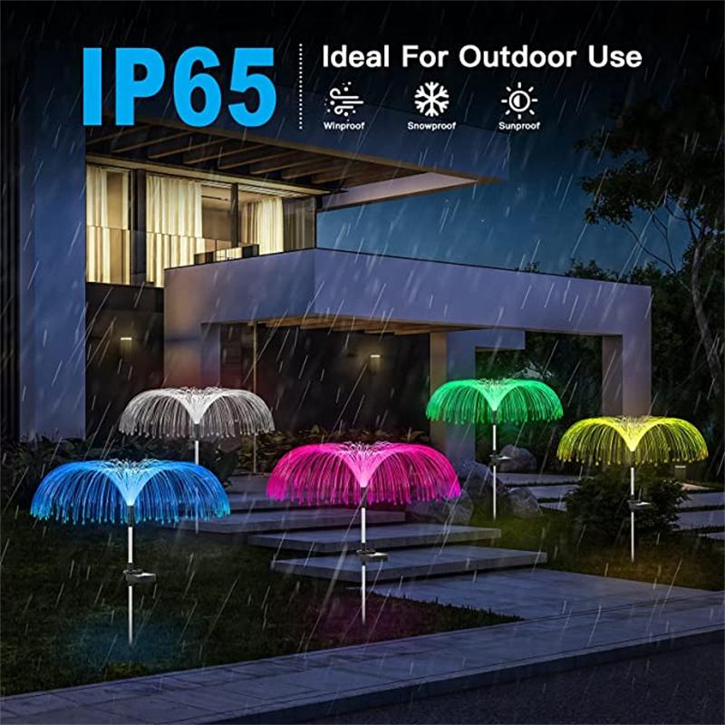 1-8Pcs Led Solar Jellyfish Lights Outdoor Solar Lights RGB Colorful-TI00809-Veeddydropshipping