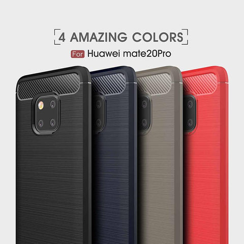 For Huawei Mate 20 Pro Case Silicone Rugged Armor Soft Back Cover Case-PA00270-Veeddydropshipping
