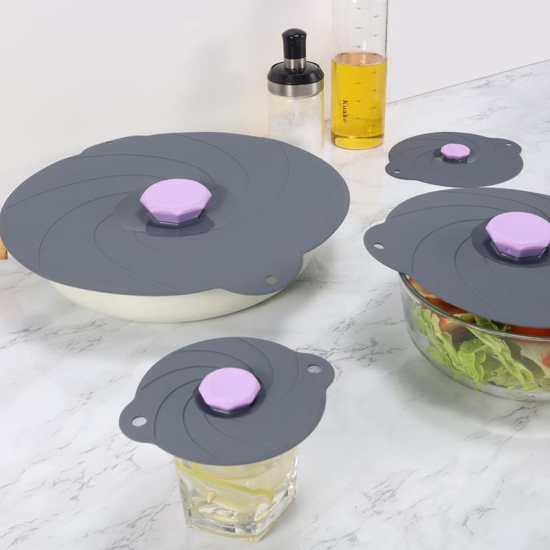 Silicone Suction Lids Food Covers Food Storage-HA00964-Veeddydropshipping