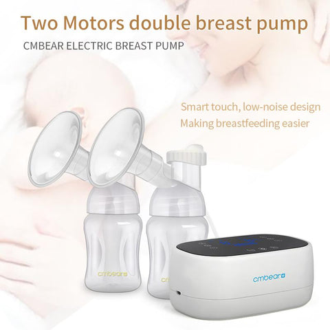 Two Motors Double Breast Pump Electric LED Smart Touch Low Noise-TB00680-Veeddydropshipping