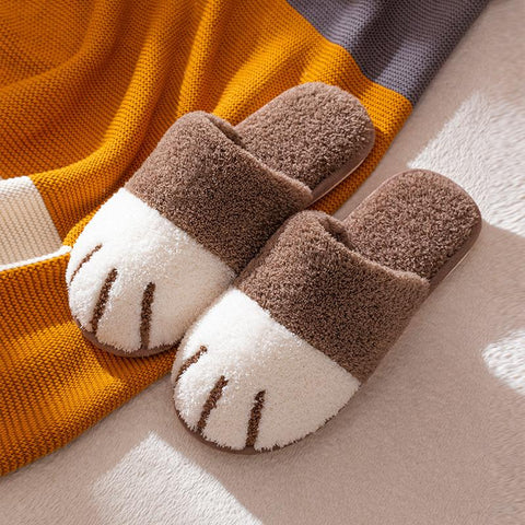 Fur Slippers Bedroom Home Couple Warm Plush-BS01170-Veeddydropshipping