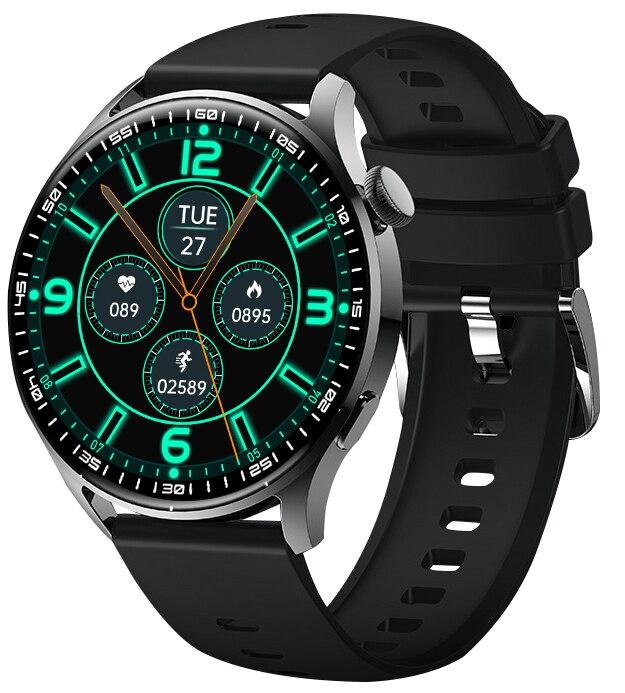 Round Screen Smartwatch NFC Bluetooth Call Sports Bracelet Heart Rate -CE00672-Veeddydropshipping