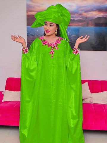 Long Dresses For African Elegant Women-WF01710-Veeddydropshipping