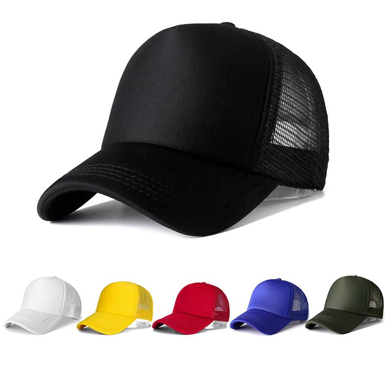 Unisex Cap Casual Plain Mesh Baseball Cap Adjustable Snapback Hats for Women -OS01049-Veeddydropshipping
