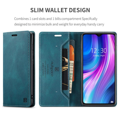 Redmi Note 8 Pro Case Wallet Magnetic Card Flip Cover For Xiaomi-PA00317-Veeddydropshipping