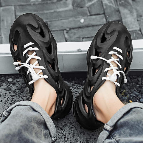 Brand Sandals Man Shoes Beach Sneakers Hollow Hole-BS01490-Veeddydropshipping