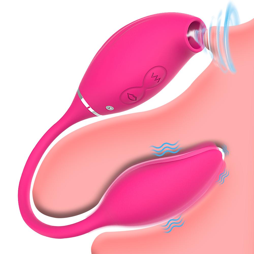 15 Mode Clitoral Sucking Vibrator Vagina Vibrating Egg 2 in 1 G Spot Clitoris -BH01268-Veeddydropshipping
