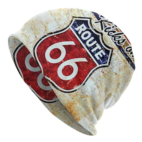 Women Knitting Hats Unisex Adult Route 66 America Road-MF00864-Veeddydropshipping