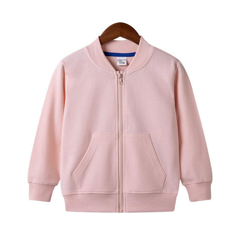 Selling 2-12 Year Old Girls Jacket Spring Children&#39;s Solid Cotton-TB00982-Veeddydropshipping
