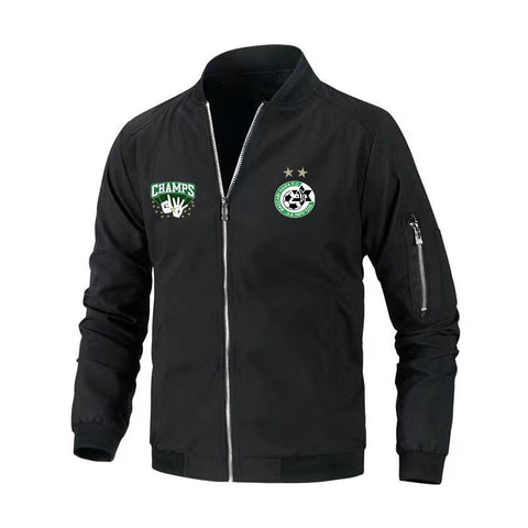 Sweatshirts New Style Zipper Stand Collar Sport Coats-MF01066-Veeddydropshipping