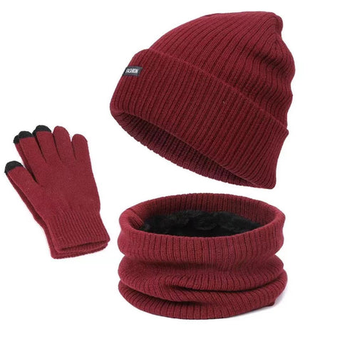 Women Knitted Hat Caps Velvet Head Hood-WF01244-Veeddydropshipping