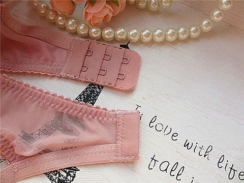 women sexy transparent lace underwear bra set-WF00710-Veeddydropshipping