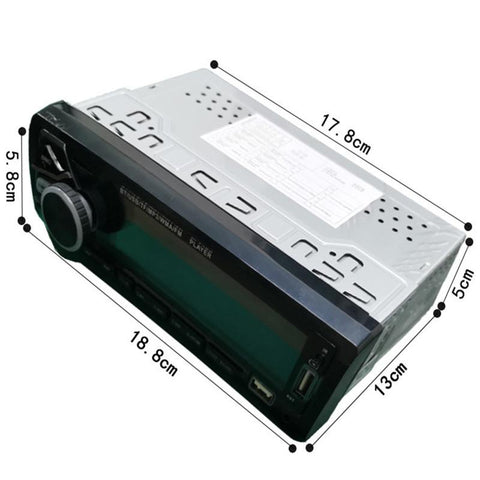 Car radio 1 DIN stereo player digital Bluetooth Car MP3 player 60wx4 FM-AM00642-Veeddydropshipping