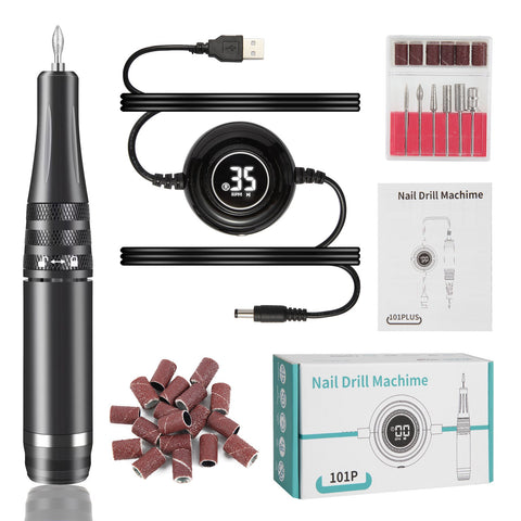 Portable Nail Lathe Electric Manicure Cutter Set Nail Gel -BH01031-Veeddydropshipping