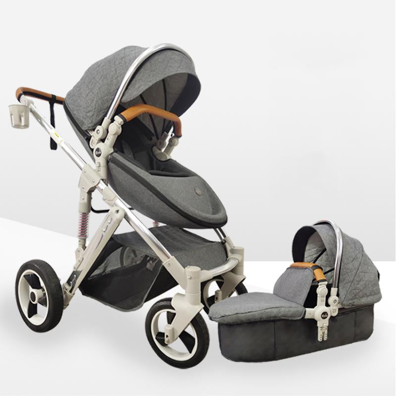 2 In 1 Baby Stroller Eggshell Type Is Suitable for Newborn Babies High-TB00383-Veeddydropshipping