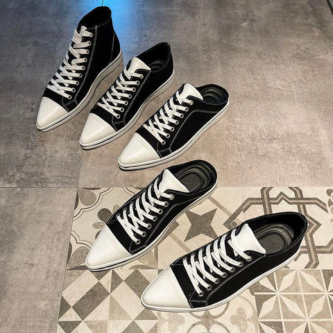 Sneakers Ladies Lace-up Casual Shoes Breathable-BS01439-Veeddydropshipping