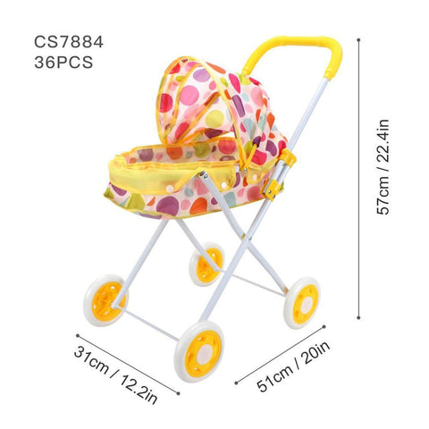 Baby Stroller Doll Toys Kids Play House Toys Doll Dining Cart Rocking Chair-TB00400-Veeddydropshipping