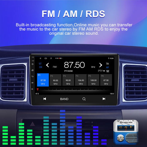 7/9/10 Inch 1 Din Android 12 DSP Car Radio Wireless Carplay Android-AM00546-Veeddydropshipping