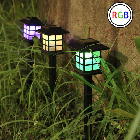 LED Solar Pathway Lights Lawn Lamp Outdoor Solar Lamp Decoration for Garden-TI00831-Veeddydropshipping