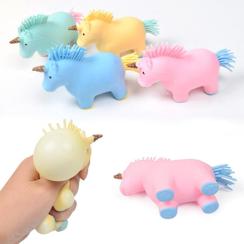 Luminous Unicorn Stress Balls Toy Squeeze Toys Stress Relief Fidget-TB01510-Veeddydropshipping