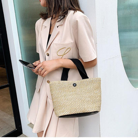 Totes Summer Bohemian Handmade Weaving Bags Women-BS00237-Veeddydropshipping