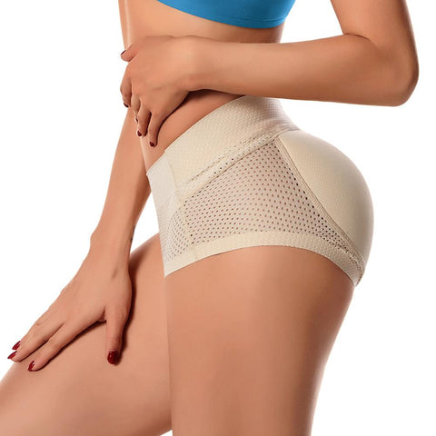 Seamless Fake Booty Hip Pad Panties-WF00781-Veeddydropshipping