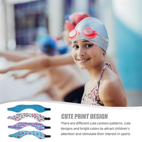4Pcs Swimming Ear Hair Band For Women Men Adult Children Neoprene Ear Band Swimming -OS00159-Veeddydropshipping