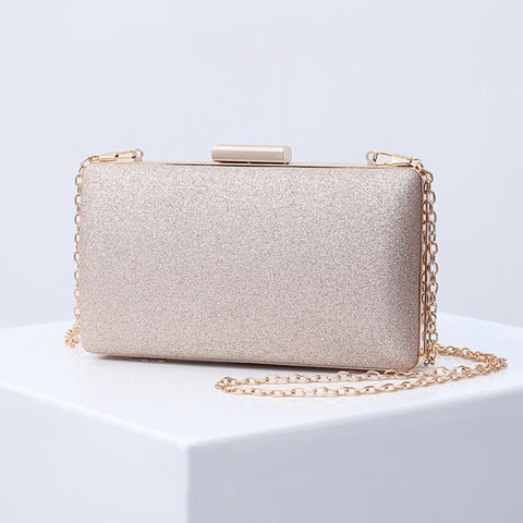Handbag Champagne Purses Evening Clutch Retro Bling Shoulder Crossbody-BS00103-Veeddydropshipping