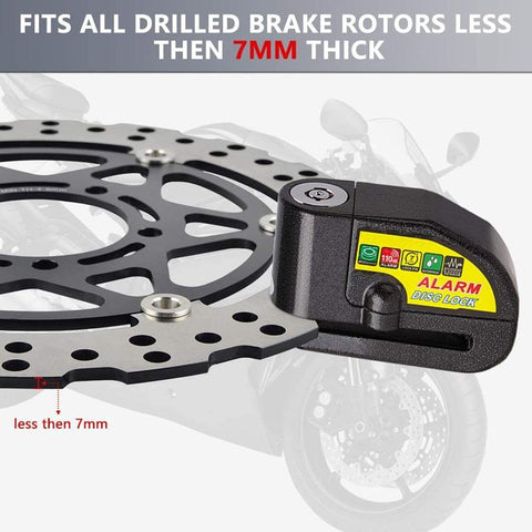 Motorcycle Bike Alarm Disc Brake Lock Motorcycle Anti-Theft Security-AM00598-Veeddydropshipping