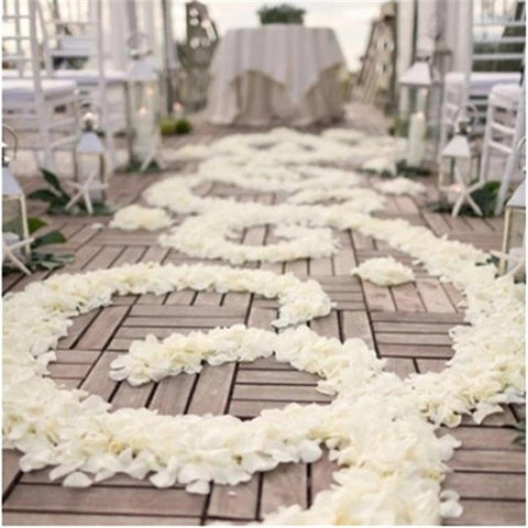 Petal Artificial Romantic Silk Rose Leaves-HA00643-Veeddydropshipping