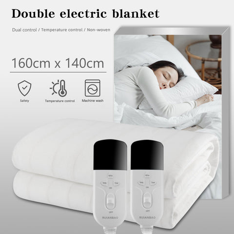 Rainbow Electric Blanket Washable Fabric Soft Mat-HA00980-Veeddydropshipping