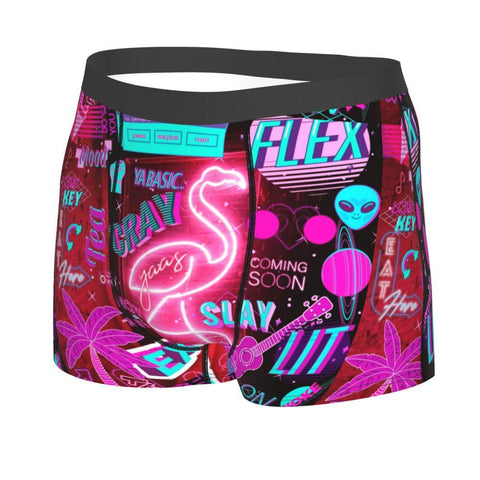 Vaporwave Men Underwear Boxer Briefs Shorts Panties Sexy-MF01469-Veeddydropshipping