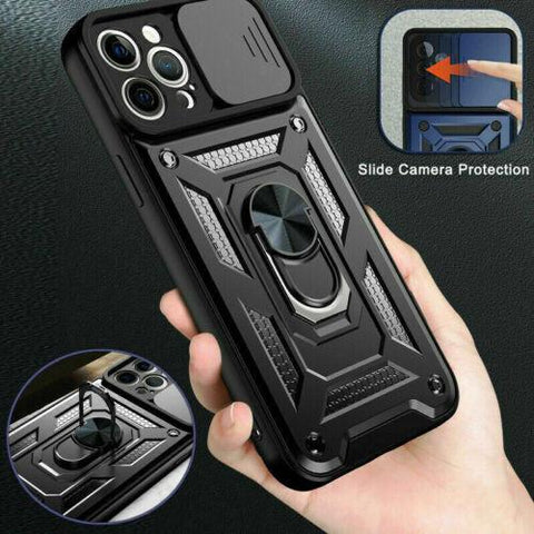 Shockproof 360° Ring Phone Case For Apple iPhone 13 12 Pro Max 11 XS XR X-PA00109-Veeddydropshipping