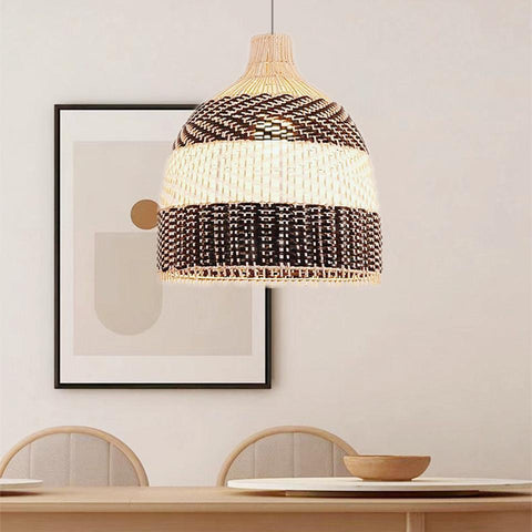 Rattan Chandelier Handmade Art-TI00390-Veeddydropshipping