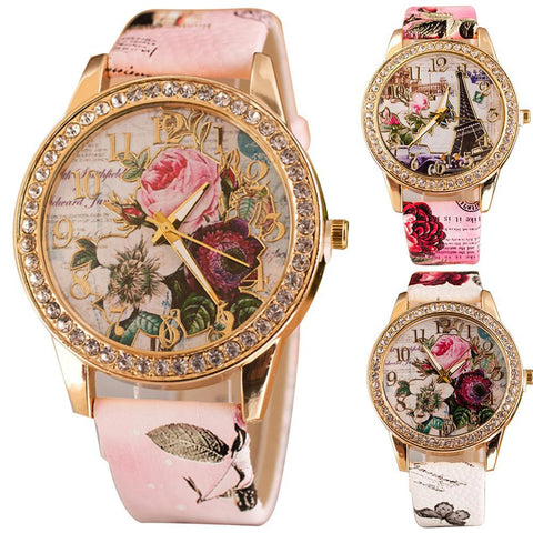 Leather Band Quartz Wrist Watch Fashion Quartz Wrist Watch -JW01087-Veeddydropshipping