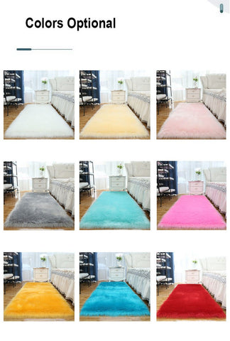 Faux Fur Area Rugs Artificial Sheepskin Fur Carpet-HA00479-Veeddydropshipping