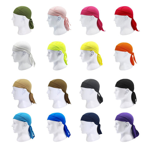 Quick Dry Pure Cycling Durag Head Scarf Summer Men Running Riding Bandana-OS01061-Veeddydropshipping