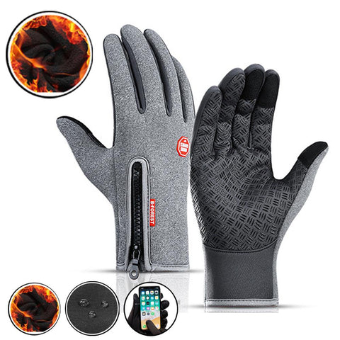 Winter Warm Fleece Full Finger Gloves Outdoor Sports Cycling Running Motorcycle -OS01214-Veeddydropshipping
