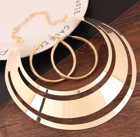 Torques Women Party Statement Jewelry  -JW00389-Veeddydropshipping