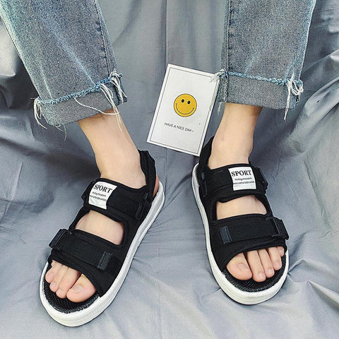fashion outside wear couples a word flip-flops-BS01459-Veeddydropshipping
