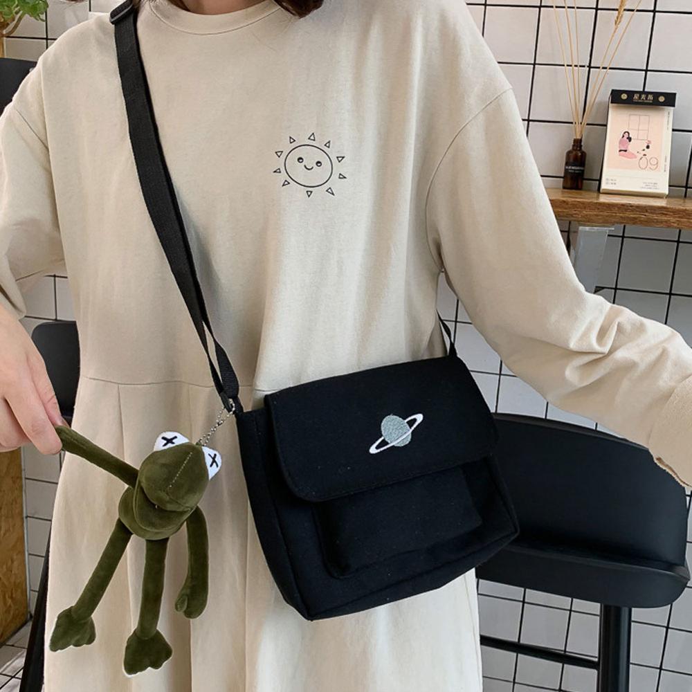 Bag Messenger-bags Small Planet Embroidered Bag Fashion-BS00386-Veeddydropshipping