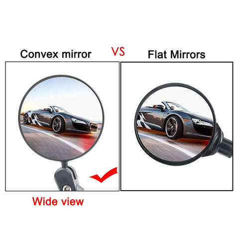 End Mirrors  Round Convex Mirror Foldable Motorbike Side Mirror for-AM01231-Veeddydropshipping