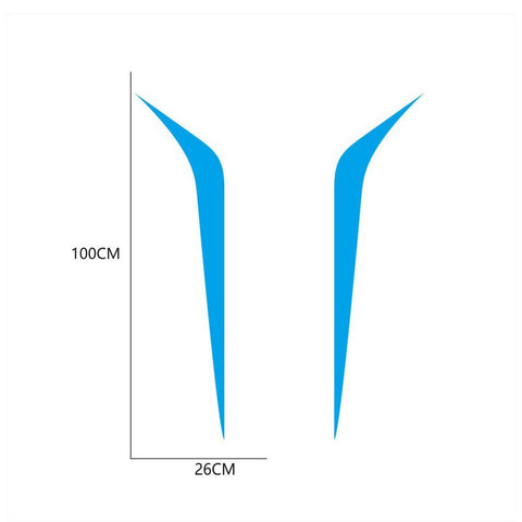 Vinyl Sticker Stripe Decal Modification Hood Decals-AM00936-Veeddydropshipping