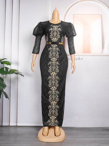African Women Plus Size Evening Dresses-Veeddydropshipping