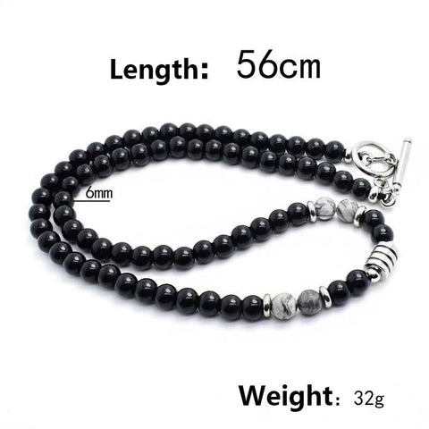 Stainless Steel Men Tiger Necklace Hip Hop -JW01183-Veeddydropshipping