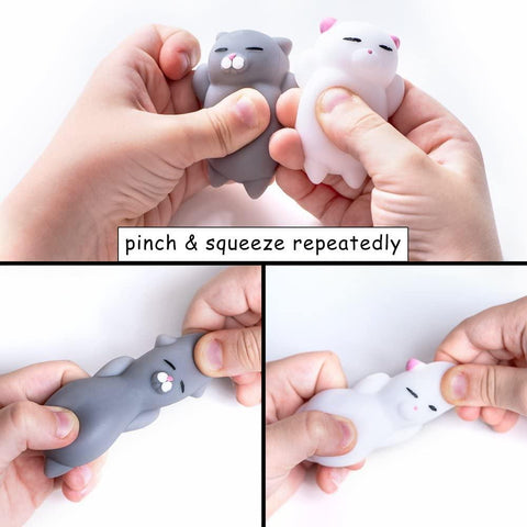 5pcs Cat Mochi Squishy Mini Squishy Toy Cute Soft Mochi Toys-TB01530-Veeddydropshipping